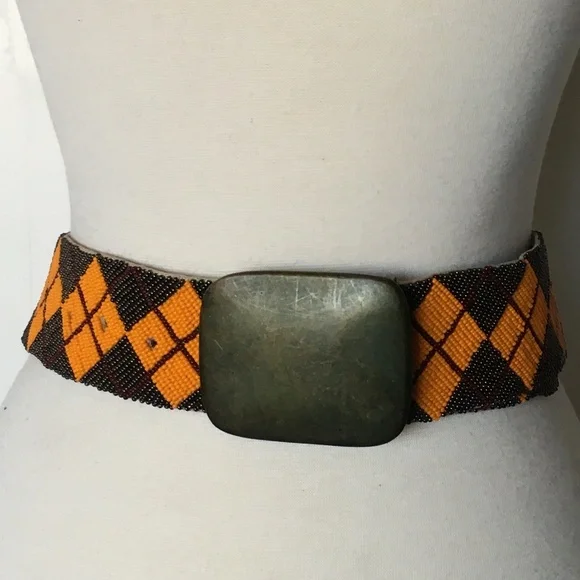 Romeo Gigli | Accessories | Vintage Romeo Gigli Beaded Belt 